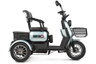 Электротрицикл Rutrike Бумеранг, серый