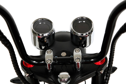 Электрический скутер Ikingi Chopper красный 