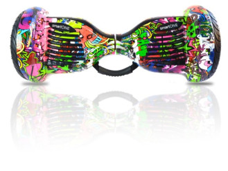 Гироскутер smartONE 10.5 Lite, фиолетовый хип-хоп