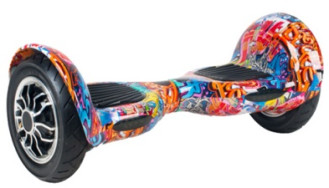 Гироскутер Smart Balance Wheel SUV 10 дюймов, оранжевый граффити