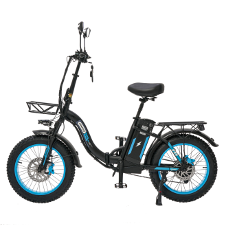 Электровелосипед Minako F11 Pro 20ah, синий