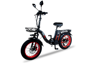 Электровелосипед Minako F11 Pro 20ah, красный