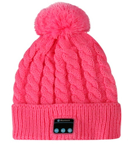Шапка с bluetooth гарнитурой, красная
