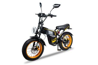 Электровелосипед Minako Apex желтый