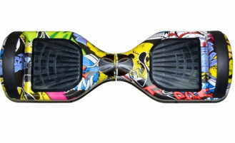 Гироскутер Smart Balance Wheel 6.5 дюймов, желтый граффити