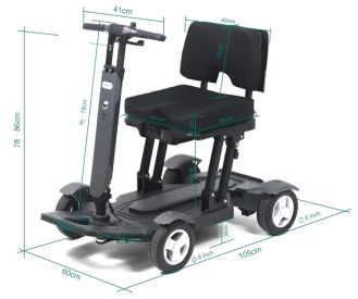 Трицикл GreenCamel MIJO MA01 (24V 2x6Ah 250W) 4WS поворот