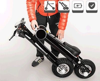 Электровелосипед ET Scooter R2, белый