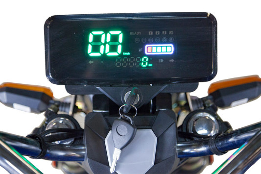 Грузовой электрический трицикл Rutrike D5 1700 гидравлика (60V1200W) серый