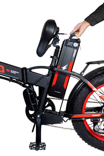 Электровелосипед Minako F10 Pro Красный