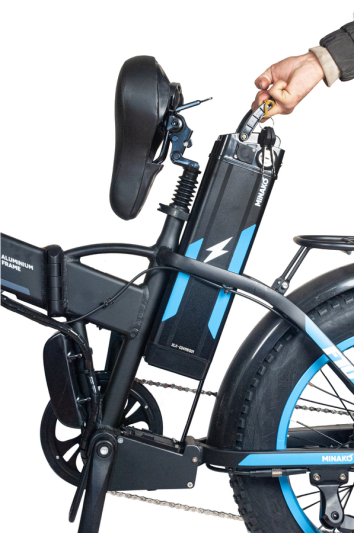 Электровелосипед Minako F10 Pro Синий