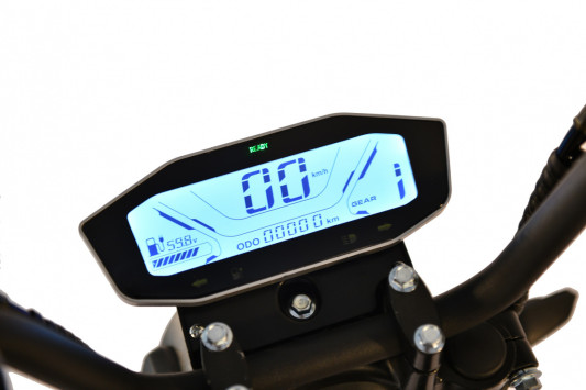 Электроскутер WHITE SIBERIA PRO CITYCOCO 2500W, черный